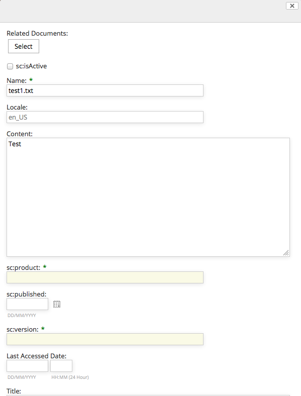 Alfresco Share does not know how to display a form for the custom type