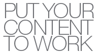 Alfresco Summit Slogan: Put your content to work