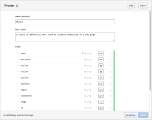 contentful content type